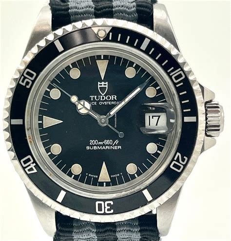 tudor oysterdate submariner 200m 660 t 1983 lancette rombo|Tudor Submariner, Prince Oysterdate Submariner .